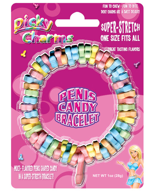 Rainbow Penis Candy Bracelet - Bossy Pearl
