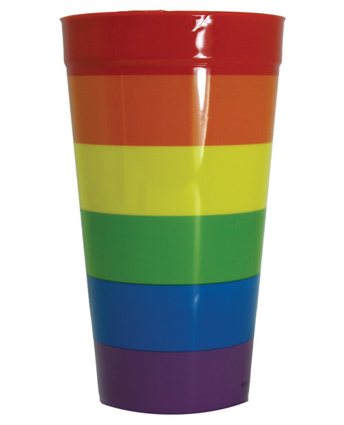 Rainbow Plastic Cup - Bossy Pearl