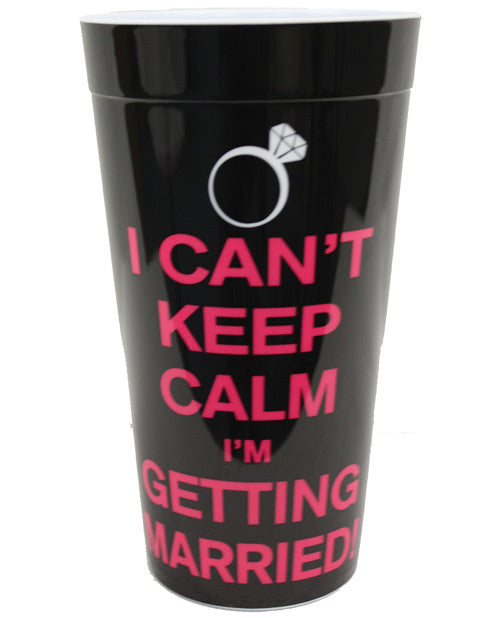 I Can't Keep Calm I'm Getting Married Drinking Cup - Bossy Pearl