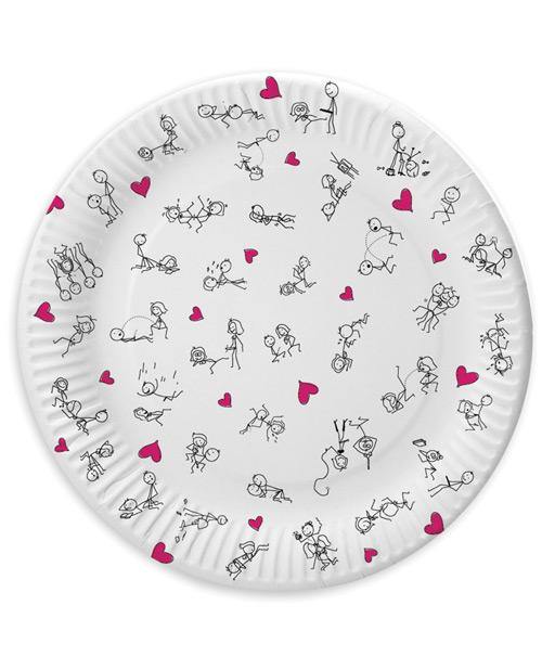7" Dirty Dishes Position Plates - Bag Of 8 - Bossy Pearl