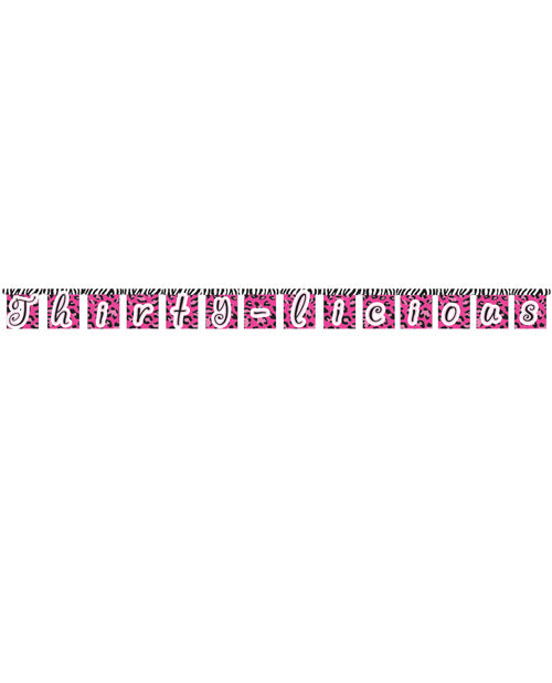Thirty-licious Jointed Banner - Large - Bossy Pearl