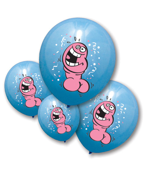 Bachelorette Pecker Balloons - Pack Of 6 - Bossy Pearl
