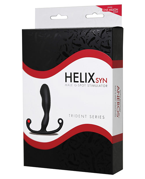 Aneros Trident Series Prostate Stimulator Helix Syn - Black - Bossy Pearl