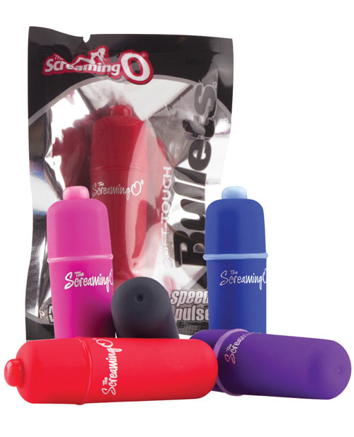 Screaming O 3 Speed Soft Touch Bullet - Asst. Colors - Bossy Pearl