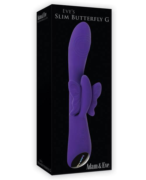 Adam & Eve Eve's Slim Butterfly G - Purple - Bossy Pearl