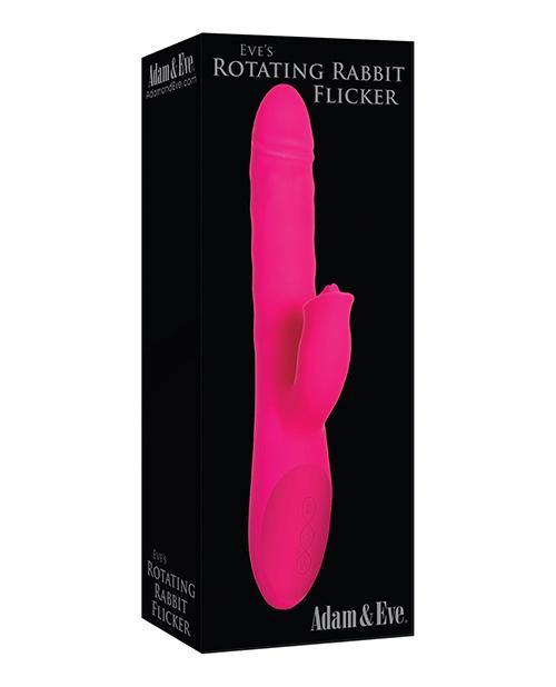 Adam & Eve Eve's Rotating Rabbit Flicker Dual Stim - Pink - Bossy Pearl