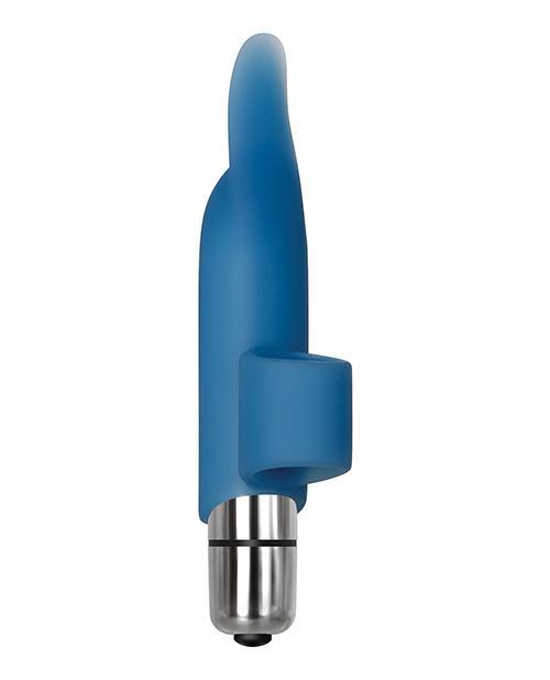 Adam & Eve Dolphin Finger Vibe - Blue - Bossy Pearl
