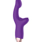 Adam & Eve Silicone G Spot Pleaser Rechargeable Dual Stim - Purple - Bossy Pearl
