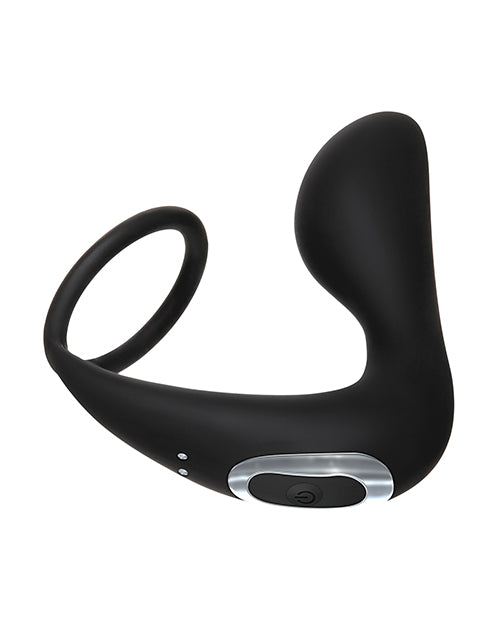 Adam & Eve Adam's Rechargeable Prostate Pleaser & C-ring - Black - Bossy Pearl