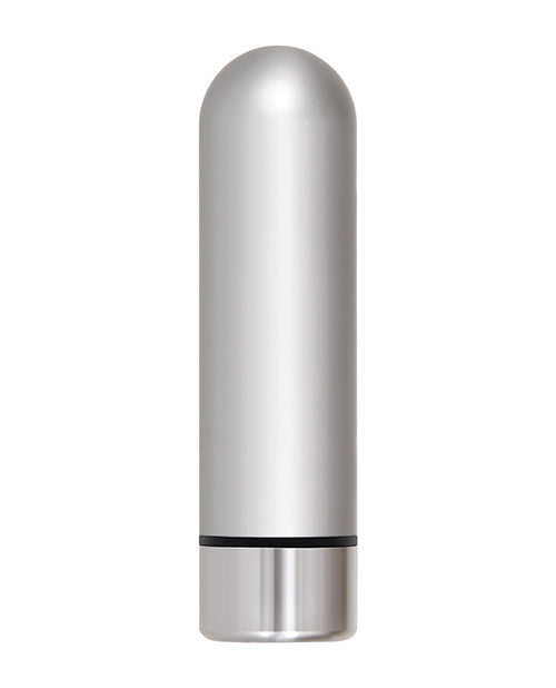 Adam & Eve Eve's Rechargeable Silver Metal Bullet - Bossy Pearl