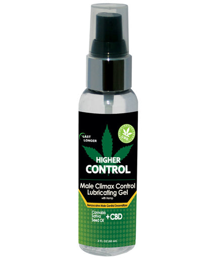 Higher Control Climax Control Gel For Men W-hemp Seed Oil - 2 Oz - Bossy Pearl