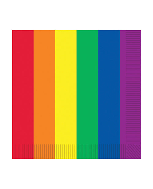 Pride Luncheon Napkins - Rainbow Pack Of 16 - Bossy Pearl