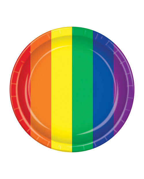 Pride Plates - Rainbow Pack Of 8 - Bossy Pearl