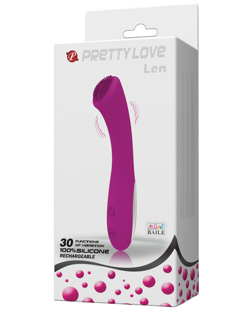 Pretty Love Len Rechargeable Wand 30 Function - Purple - Bossy Pearl
