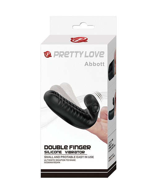 Pretty Love Abbott Double Finger Sleeve - Black - Bossy Pearl