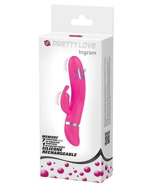 Pretty Love Ingram Electro Shock Vibrator - Fuchsia - Bossy Pearl