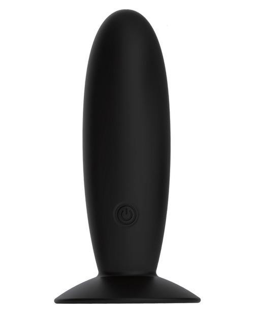 Pretty Love Butt Plug Massager - 12 Function Black - Bossy Pearl