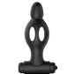 Mr. Play Vibrating Collapsible Anal Plug - Black - Bossy Pearl
