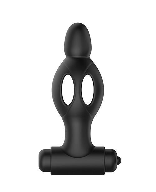 Mr. Play Vibrating Collapsible Anal Plug - Black - Bossy Pearl