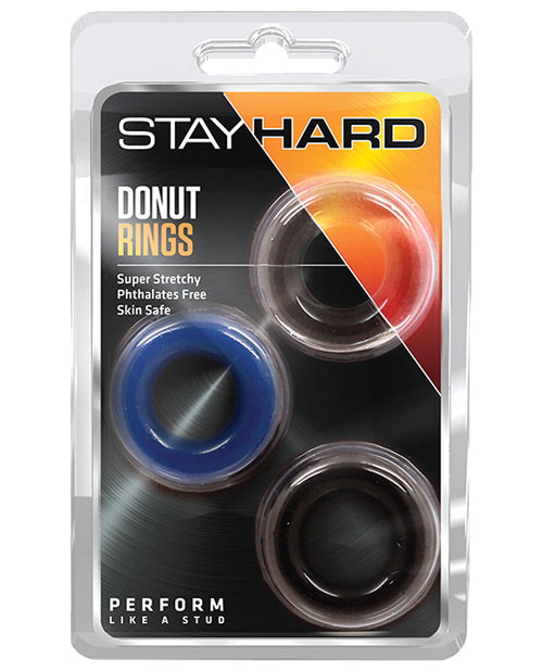Blush Stay Hard Donut Rings 3 Pack - Bossy Pearl