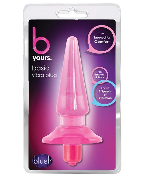 Blush B Yours Basic Vibra Plug - Bossy Pearl