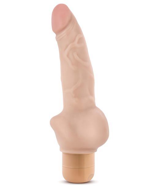 Blush Dr. Skin Vibe 8" Dong #12 - Beige - Bossy Pearl