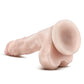 Blush Dr. Skin Stud Muffin 8.5" Dong W-suction Cup - Beige - Bossy Pearl
