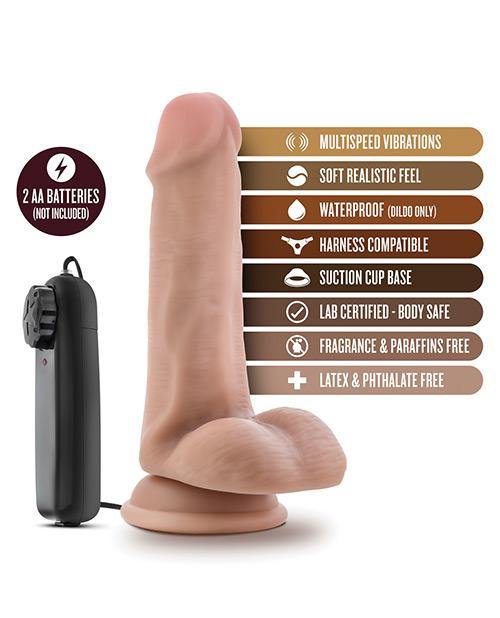 "Blush Dr. Skin Dr. Rob 6"" Cock W/suction Cup" - Bossy Pearl