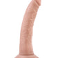 Blush Dr. Skin 7" Cock W-suction Cup - Vanilla - Bossy Pearl