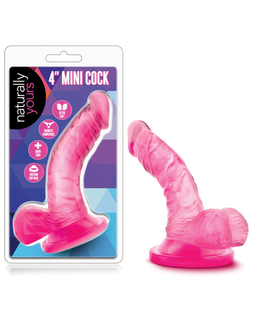 Blush Naturally Yours 4" Mini Cock - Pink - Bossy Pearl