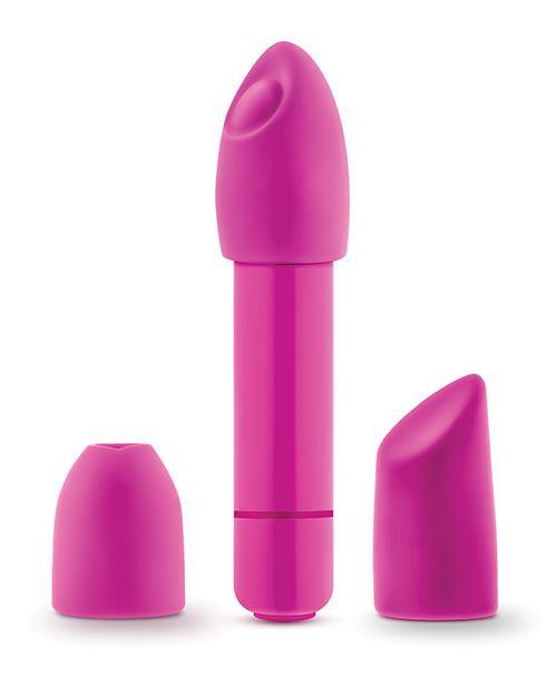 Blush Rose Euphoria Single Speed Bullet W-tips - Pink - Bossy Pearl