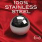 Blush Noir Stainless Steel Kegel Balls - Bossy Pearl