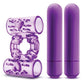 Blush Play With Me Double Play Dual Vibrating Cockring - Purple - Bossy Pearl