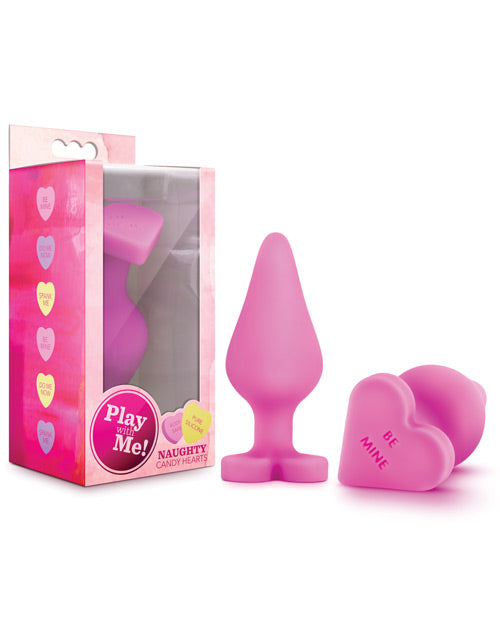 Blush Play With Me Naughty Candy Heart Do Me Now Plug - Bossy Pearl