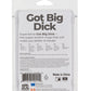 Got Big Dick 4 Pack Cock Rings - Black