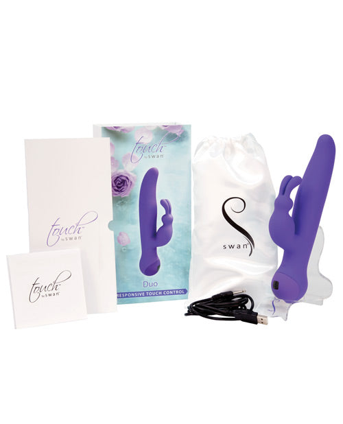 Touch By Swan Duo Rabbit Vibrator - Bossy Pearl