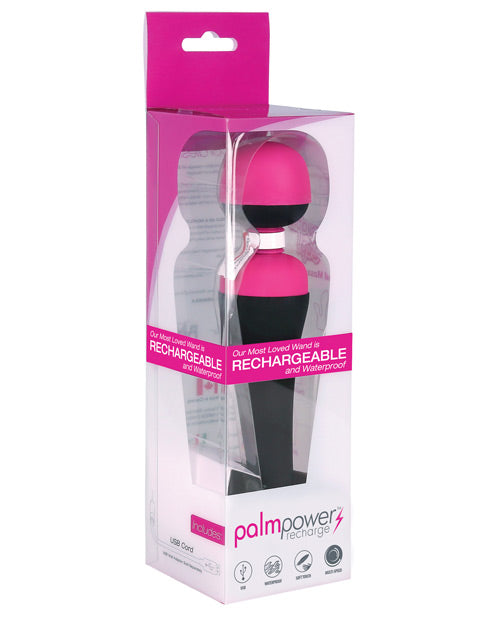 Palm Power Waterproof Rechargeable Massager - Bossy Pearl
