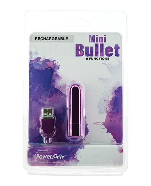Mini Bullet Rechargeable Bullet - 9 Functions - Bossy Pearl