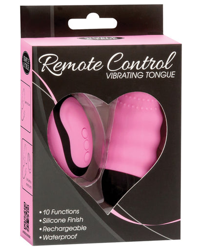 Powerbullet Remote Control Vibrating Tongue - Pink - Bossy Pearl