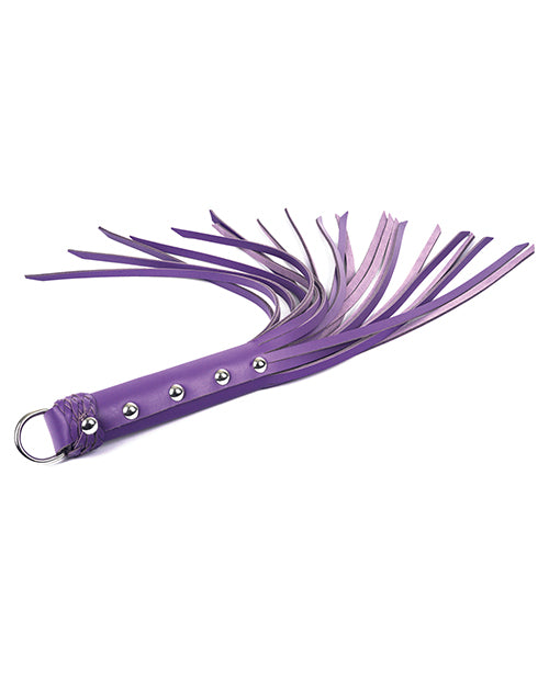 Spartacus 20" Strap Whip - Purple - Bossy Pearl