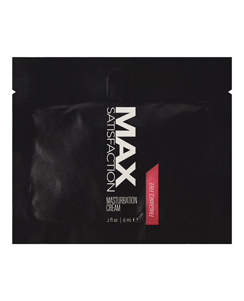 Max Satisfaction Masturbation Cream Foil - 6 Ml Pack Of 24 - Bossy Pearl