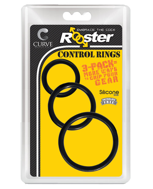 Curve Novelties Rooster Control Rings - Bossy Pearl