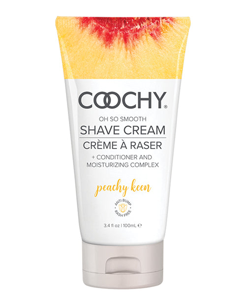 Coochy Shave Cream - 3.4 Oz Peachy Keen - Bossy Pearl