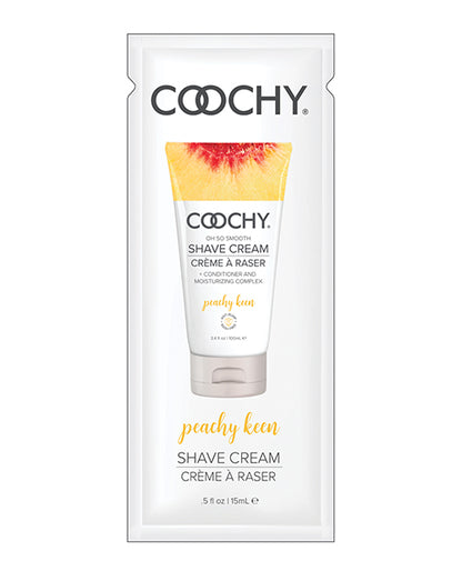 Coochy Shave Cream - .5 Oz Peachy Keen - Bossy Pearl