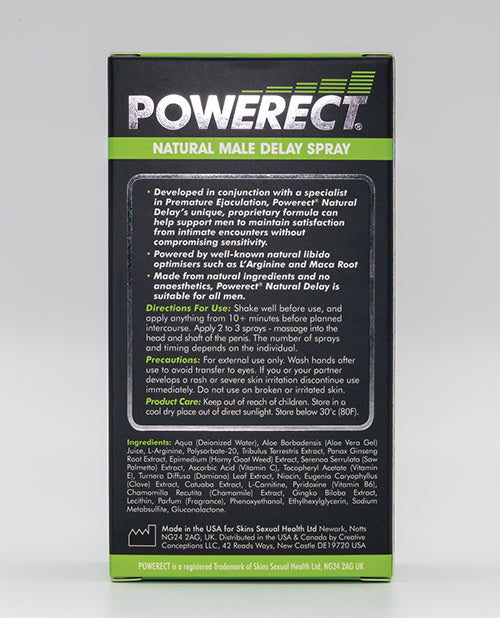 Powerect Natural Delay Spray 30ml - Bossy Pearl