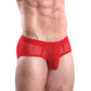 Cocksox Mesh Contour Pouch Sports Brief Fiery Red - Bossy Pearl