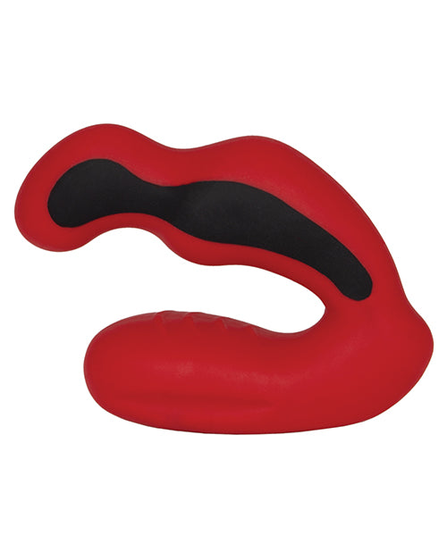 Electrastim Silicone Fusion Habanero Prostate Massager - Red-black - Bossy Pearl