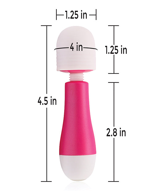 Fuzu Mini Rechargeable Travel Size Wand - Pink - Bossy Pearl