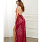 Lace Gown & G-string Garnet - Bossy Pearl