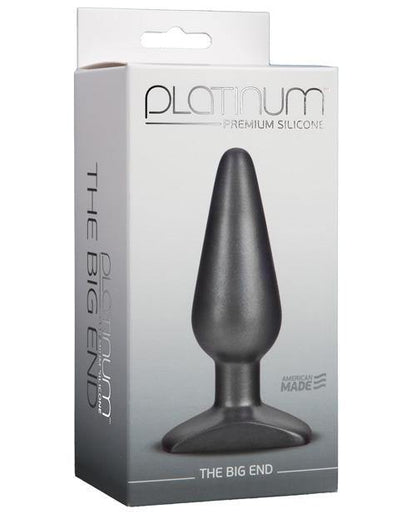 Platinum Silicone The Big End - Charcoal - Bossy Pearl